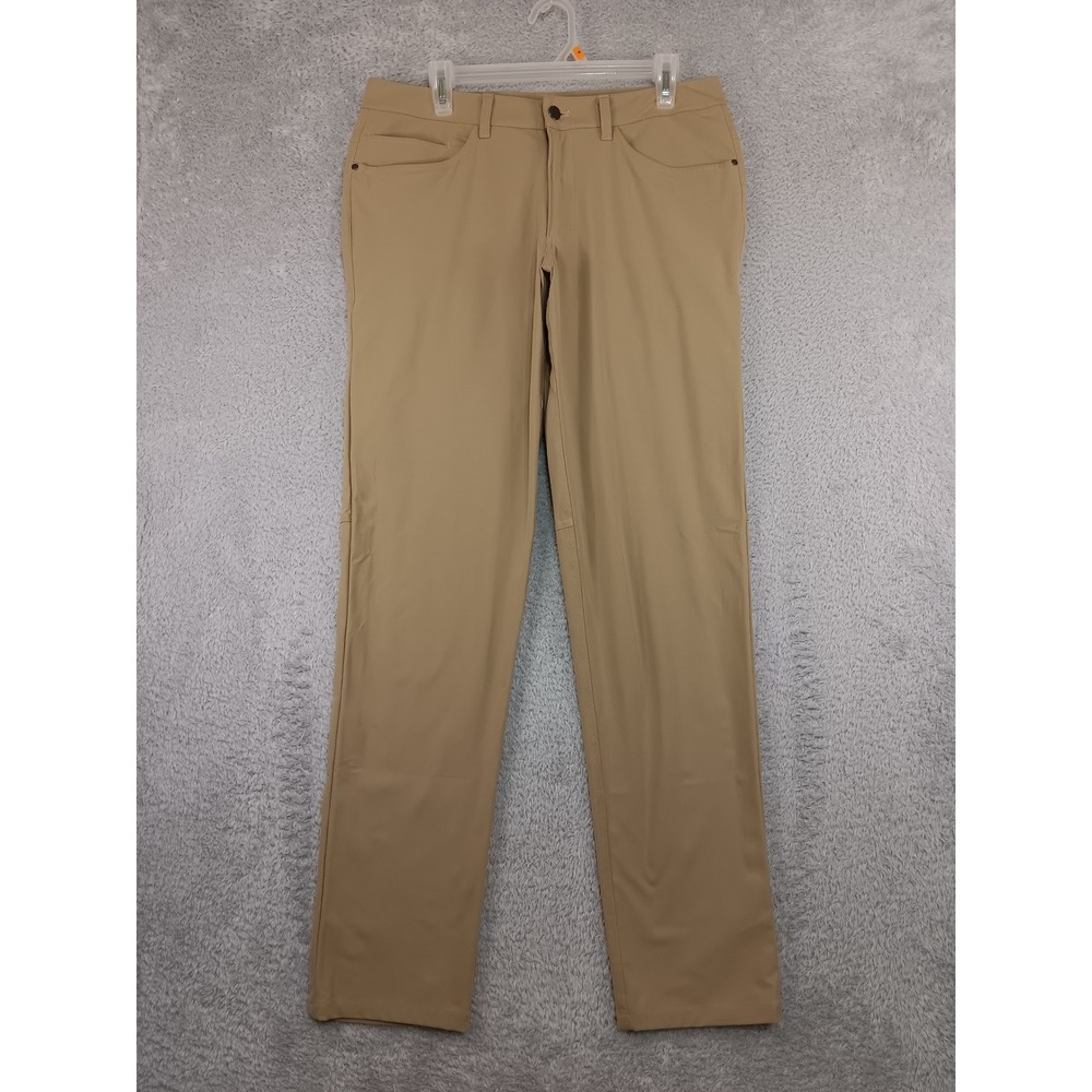 Lululemon Pants Men 32x33 Brown ABC Classic Fit Warpstreme Chino